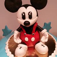mickey mouse cake - for my nephew Nicolo'