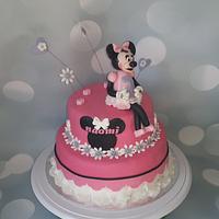 Minnie Mouse Cake.
