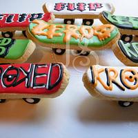 Skateboard Cookies