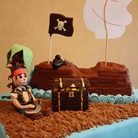 Pirate Ship Cake