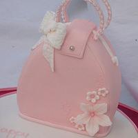 Mini hand bag birthday cake