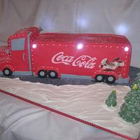 coca cola truck wedding cake