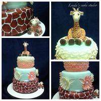 African themed cake