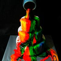Color cake