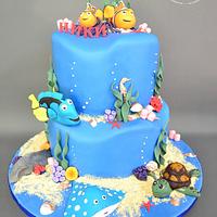 Nemo and Dorys Cake  