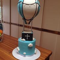 Hot air balloon cake 