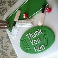 Cricket cake 