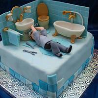 Bathroom Cake 