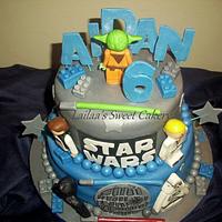 Star Wars Lego Birthday Cake!