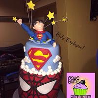 Superheroes cake