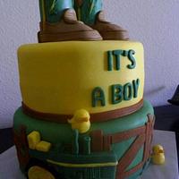 John Deere baby Shower Cake