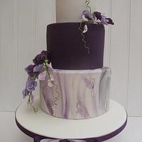 Sweetpea Wedding cake 