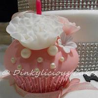 pink champagne cake