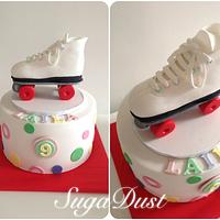 Rollerskate Cake