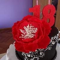18. birthday cake