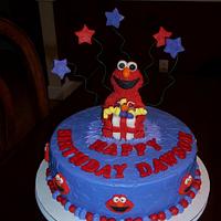 ELMO birthday cake