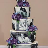 Photo Wedding Cake