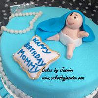 baby welcome cake