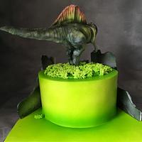 Jurassic Spinosaurus Cake