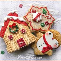 Knit Cristmas cookies