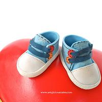 Heart & baby sneakers