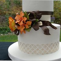 The Sugar Nursery's Fall Wedding Cake