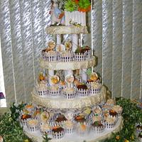 Peter Rabbit Baby Shower cupcakes