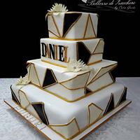 18 anni! Geometric cake!
