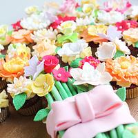Flower Cupcakes Bouquet