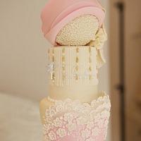 1920's haute couture inspired cake