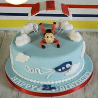 Skydiving cake