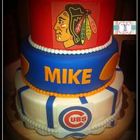 Chicago Sports cake