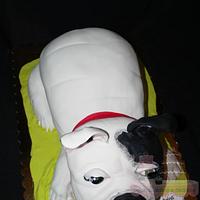 french bulldog cake