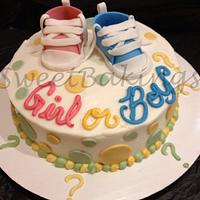 Baby Announcement Cake 