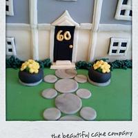 Townhouse 60th birthday cake