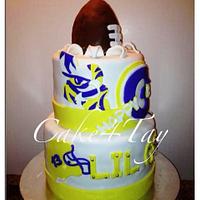 LSU Football Cake