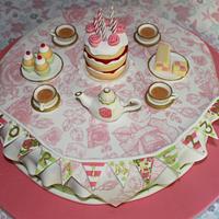 My Vintage Tea Party Cake