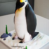 Penguin cake 