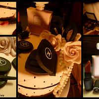 Chanel & motorcycle cake