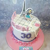 Paris cake by Arty cakes 