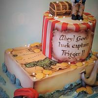 Pirate Farewell Cake