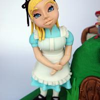 Alice in the Wonderland Cake