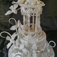 Gazebo Wedding cake