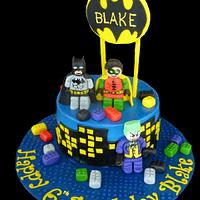 Batman Lego cake