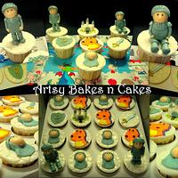 Knights, Castle & Dragon Celebration Cupcakes