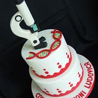 Biology Graduation Cake - Cake By Zuccherofondente - Cakesdecor