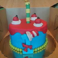 Dr.Suess Birthday Cake 