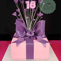 Present Box style cake