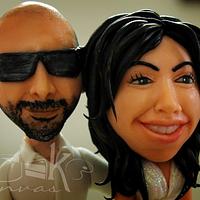 Sugar Caricature for Sweet couple Dhanya & Jerry