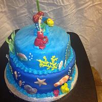 Little Mermaid Cake